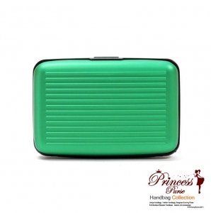 Sleek Durable Aluminum Card Holder/ Wallet with Rigid Surface.